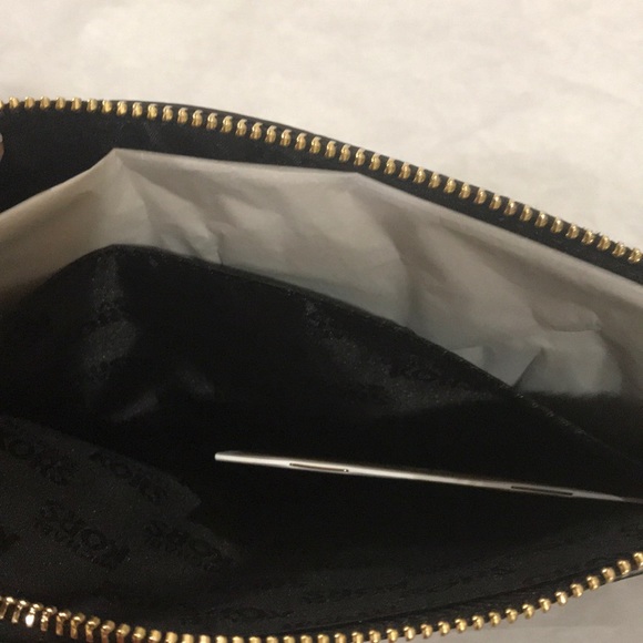 Michael Kors Patent Monogrammed Wristlet - Picture 3 of 3